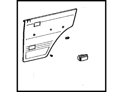 Toyota 67630-90A03-06 Door Trim Panel