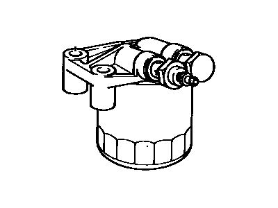 Toyota 23300-64090 Filter Assy,  Fuel(For Diesel)