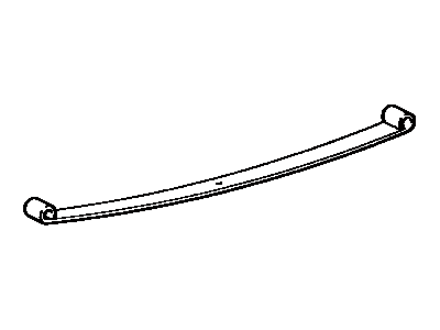 Toyota 48211-60250 Leaf, Rear Spring, Driver Side