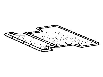 Toyota 58570-89111-02 Carpet Assembly, Rear Floor, Rear