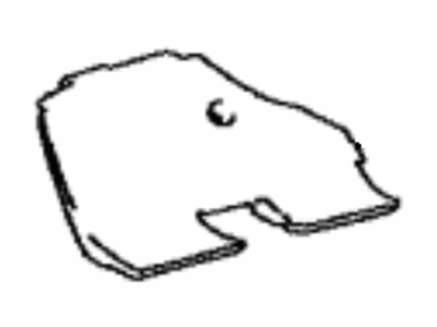 Toyota 55215-0E080 Pad,  Dash Panel Insulator,  NO.3