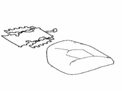 Toyota 71072-0E570-B7 Cover,  Front Seat Cushion,  LH(For Separate Type)