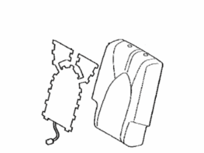Toyota 71077-0E490-C6 Cover,  Rear Seat Back,  RH (For Separate Type)