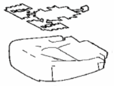 Toyota 71076-0E490-E9 Cushion Cover