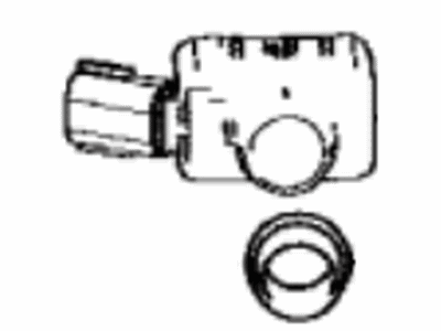 Toyota 89341-33220-P2 Sensor, Ultrasonic, Front Corner, Gray