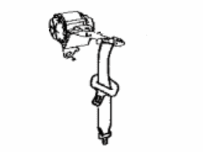 Toyota 73510-0E020-A2 Belt Assy,  Rear NO.2 Seat,  3 Point Type