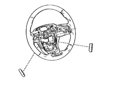 Toyota 45100-0E530-C2 Wheel Assy,  Steering