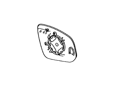 Toyota 87931-0E370 Outer Mirror,  RH