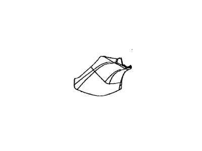 Toyota 8791B-0E370 Cover,  Outer Mirror,  Lower RH