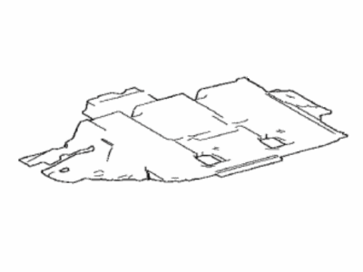 Toyota 58556-0E060 Silencer,  Rear Floor