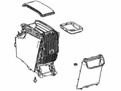 Toyota 58810-0E310-E1 Box Assy,  Console