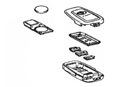 Toyota 8990H-42250 Transmitter Sub-Assy,  Electrical Key