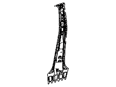 Toyota 61045-42030 Pillar Sub-Assembly, Inner, Driver Side