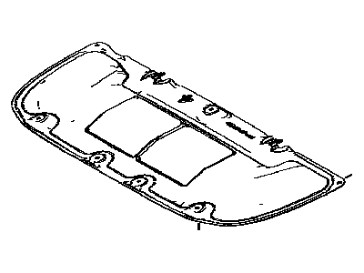 Toyota 53341-42090 Insulator,  Hood