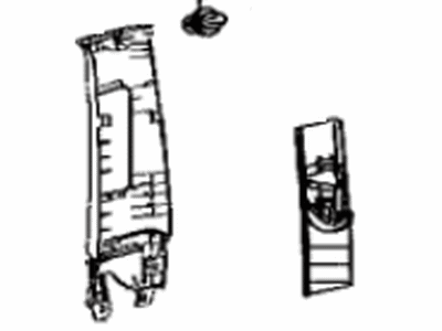 Toyota 62410-42070-B0 Garnish, Center Pillar, Passenger Side