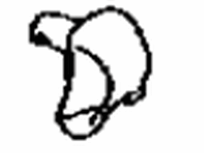 Toyota 67837-42010 Seal,  Front Door Dust Proof