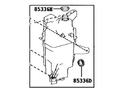 Toyota 85315-42320 Jar Assy,  Windshield Washer