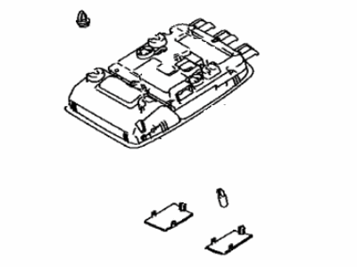 Toyota 81208-42210-B0 Lamp Sub-Assy,  Map