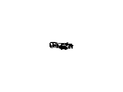 Toyota 52563-42040 Retainer,  Rear Bumper,  Upper LH
