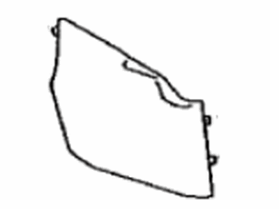 Toyota 55395-42030-C0 Cover,  Instrument Panel Bracket,  Inner NO.1 LH