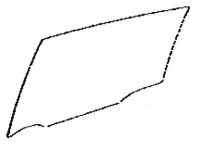 Toyota 68114-42150 Glass Sub-Assy,  Rear Door,  LH
