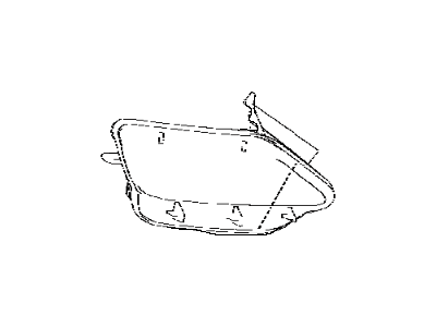 Toyota 81490-42040 Reflector Assy,  Reflex,  LH