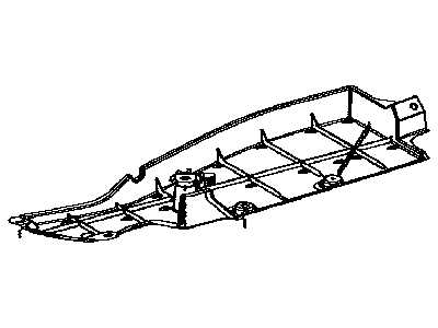 Toyota 50819-42030 Cover,  Front Floor