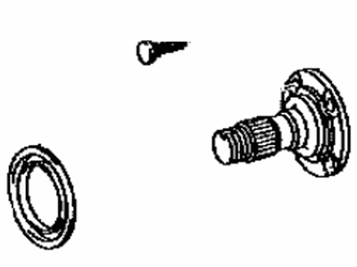 Toyota 36202-42020 Shaft Sub-Assembly, Transfer Output, Rear
