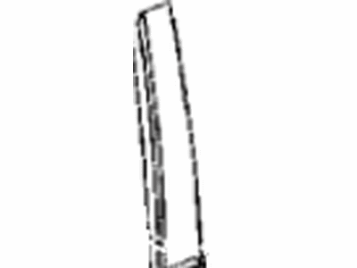 Toyota 75075-42080 Moulding Sub-Assy,  Rear Door,  Outside RH