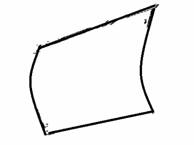 Toyota 67111-42070 Panel,  Front Door,  Outer RH
