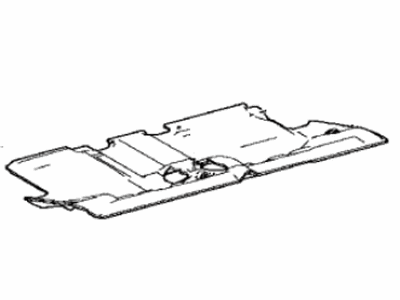 Toyota 58514-42030 Mat,  Floor,  Rear
