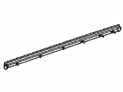 Toyota 68173-42050 Weatherstrip,  Rear Door Glass,  Inner RH
