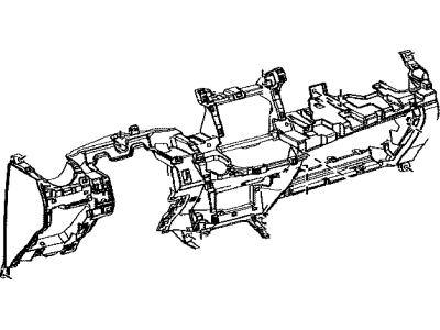 Toyota 55312-42050-C0 Panel,  Instrument,  Lower