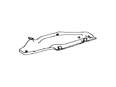 Toyota 55607-42060 Cover Sub-Assy,  Instrument Panel Under,  NO.2