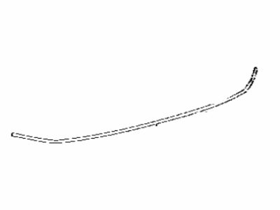Toyota 75575-42030 Moulding,  Back Window,  Lower