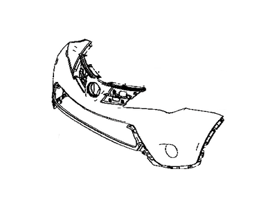 Toyota 52119-4A909 Cover,  Front Bumper