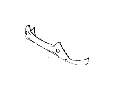 Toyota 52411-42060 Guard,  Front Bumper