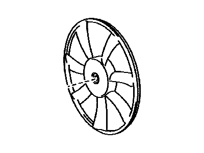 Toyota 16361-36090 Fan,  NO.2