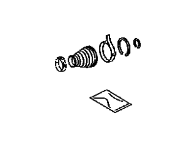 Toyota 04373-52010 Boot Kit,  Universal