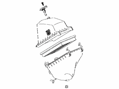 Toyota 17700-36270 Cleaner Assy,  Air