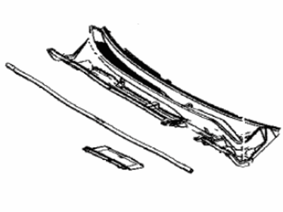 Toyota 55708-42181 Louver Sub-Assy,  Cowl Top Ventilator