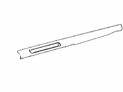 Toyota 55412-42090-B1 Panel,  Instrument Cluster Finish,  Center NO.1