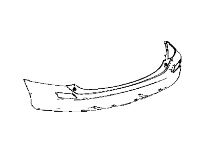 Toyota 52159-42930 Cover,  Rear Bumper