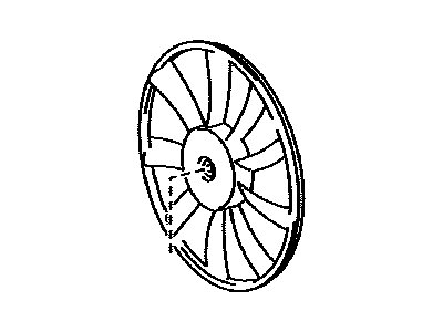 Toyota 16361-36080 Fan