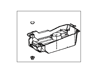 Toyota 58165-42020 Cover,  Front Floor,  RH