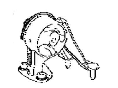 Toyota 12371-36100 Insulator,  Engine Mounting,  Rear
