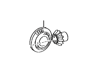 Toyota 41201-52010 Gear Kit,  Transfer