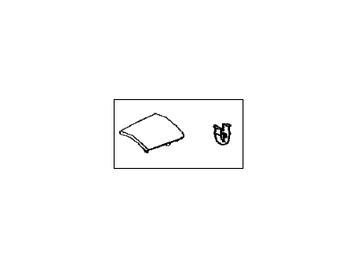 Toyota 55525-42010-C0 Cover,  Speaker Hole,  NO.1