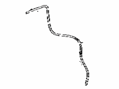 Toyota 63247-42020 Hose,  Sliding Roof Drain,  Rear RH
