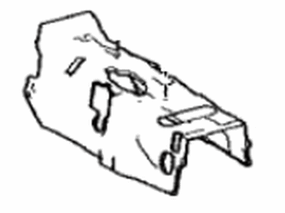 Toyota 58435-42030 Silencer,  Front Floor,  Center